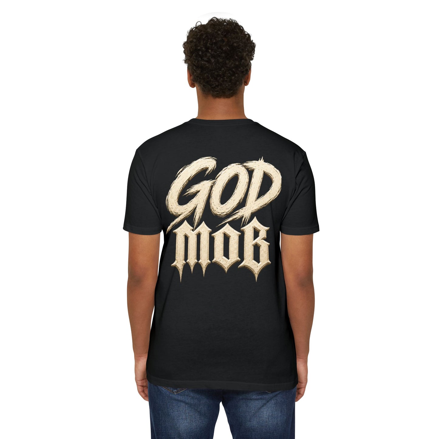 God Mob Graphic T-Shirt — Vintage Religious Streetwear Tee