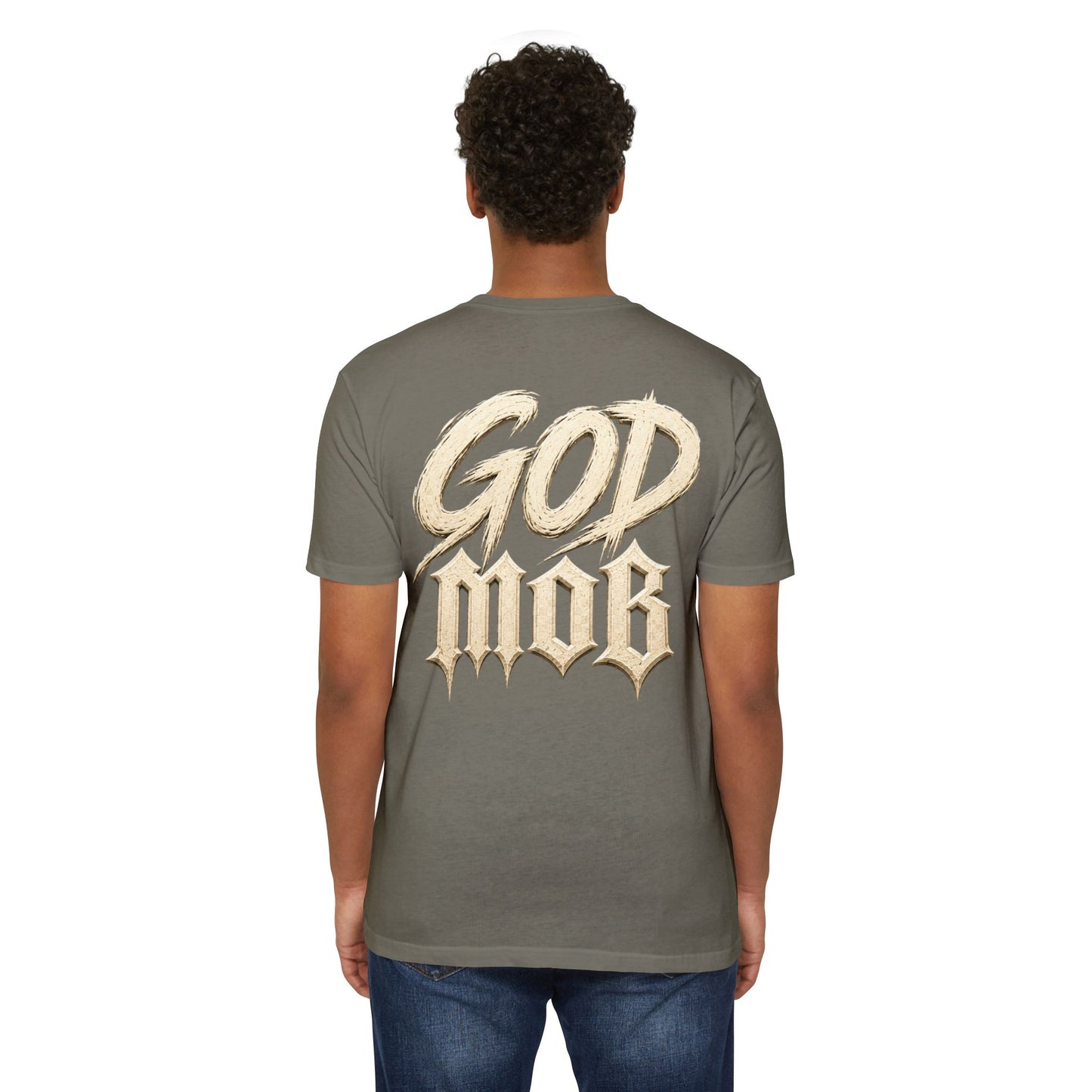 God Mob Graphic T-Shirt — Vintage Religious Streetwear Tee