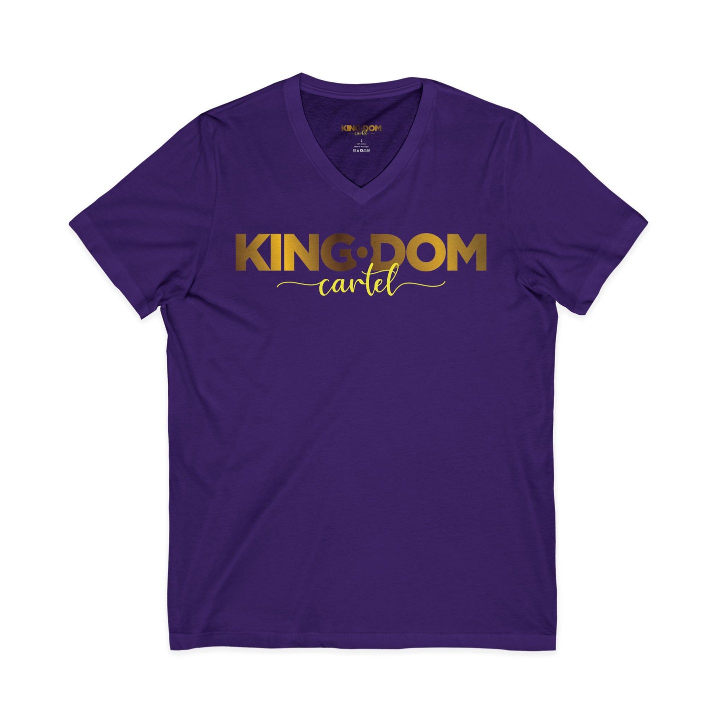 Kingdom Cartel Unisex V-Neck Tee - Stylish Casual Wear for Everyday Statements