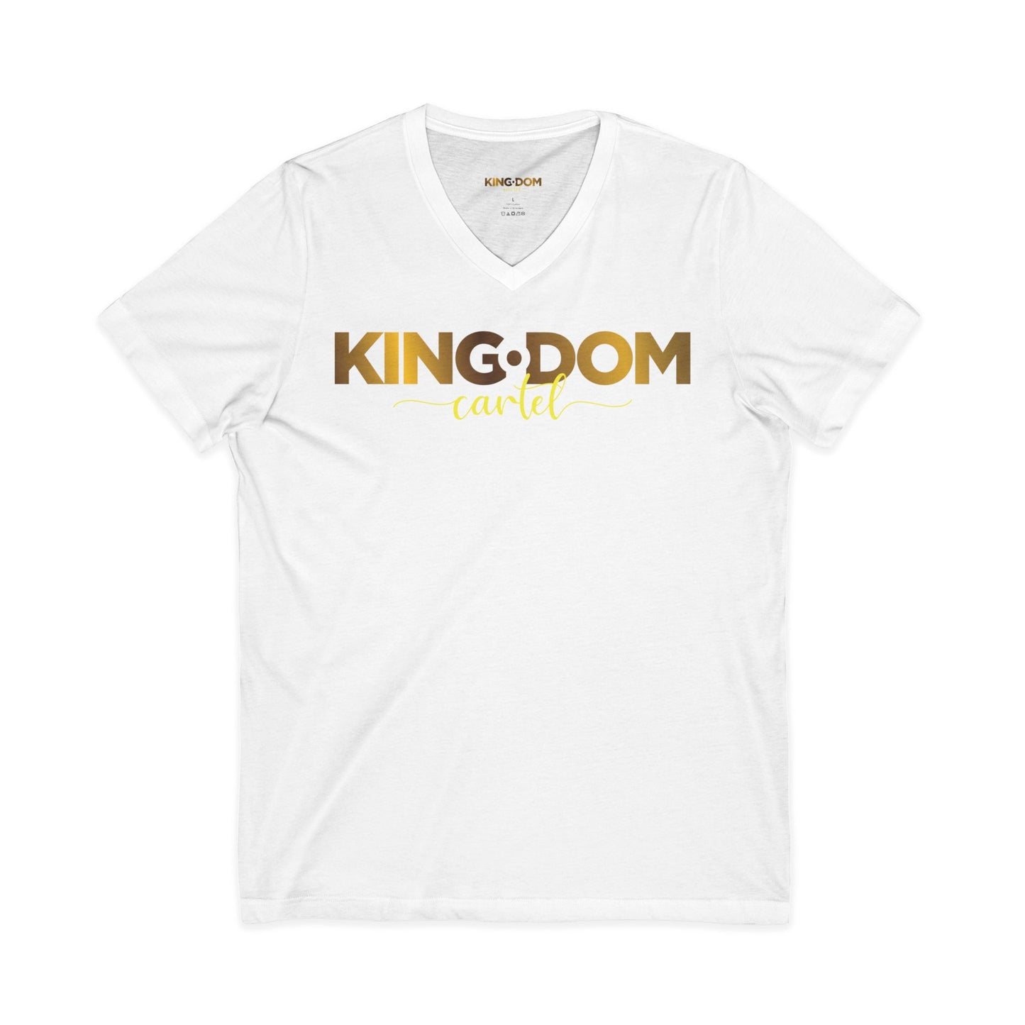 Kingdom Cartel Unisex V-Neck Tee - Stylish Casual Wear for Everyday Statements