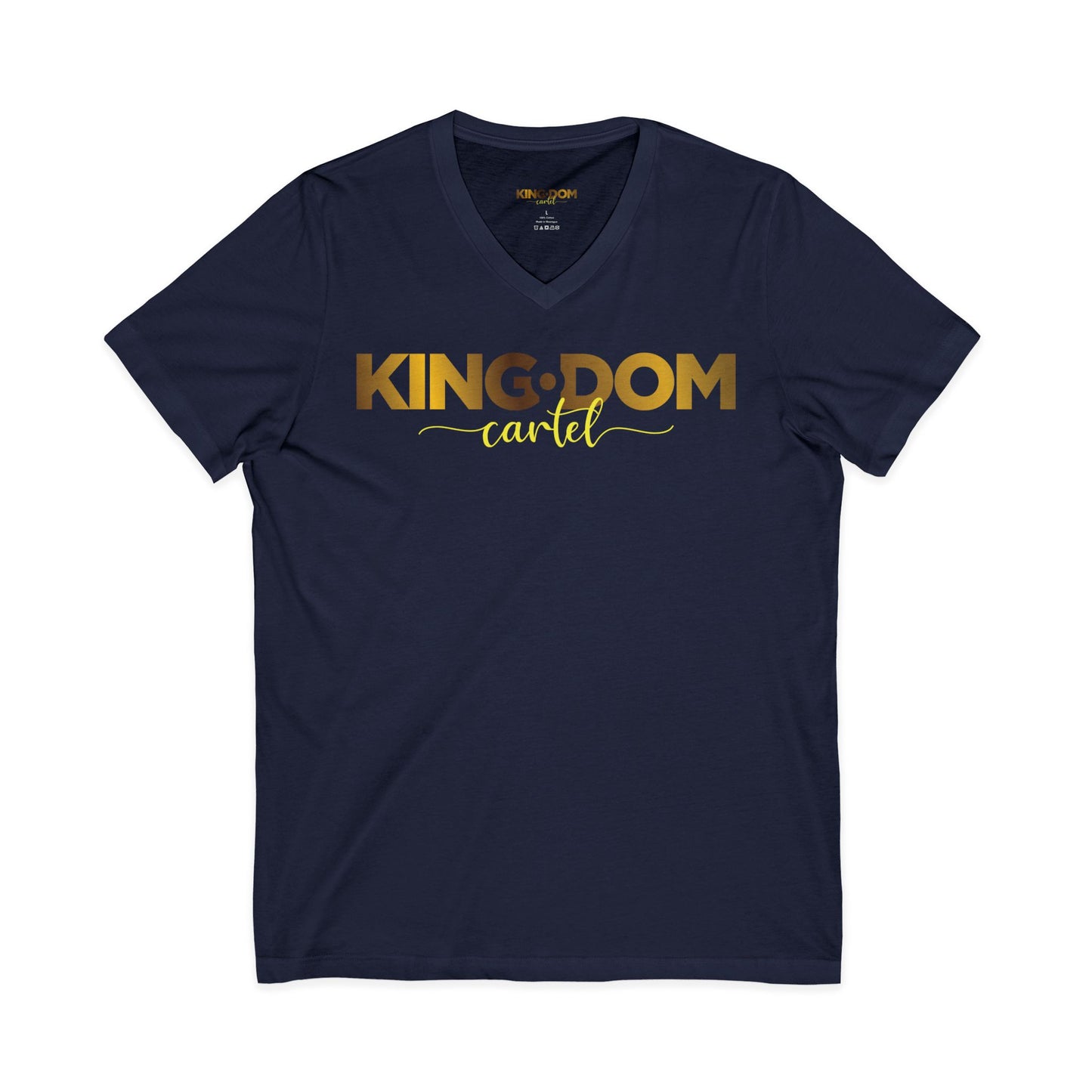 Kingdom Cartel Unisex V-Neck Tee - Stylish Casual Wear for Everyday Statements
