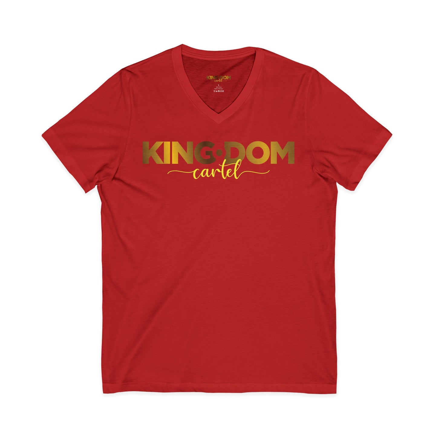 Kingdom Cartel Unisex V-Neck Tee - Stylish Casual Wear for Everyday Statements