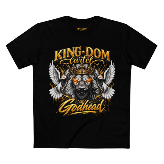 Godhead Trinity Tee — Kingdom Cartel Crowned Lion Graphic T-Shirt