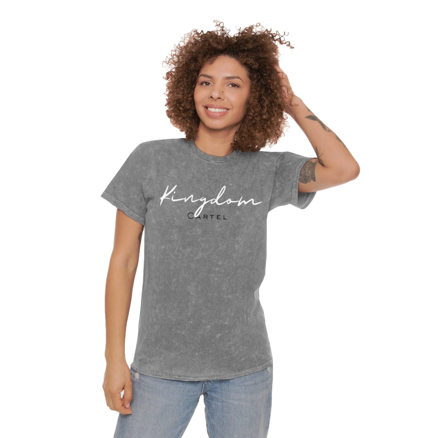 YAHWEH Unisex Mineral Wash T-Shirt - Kingdom Cartel & Yahweh Graphic Tee