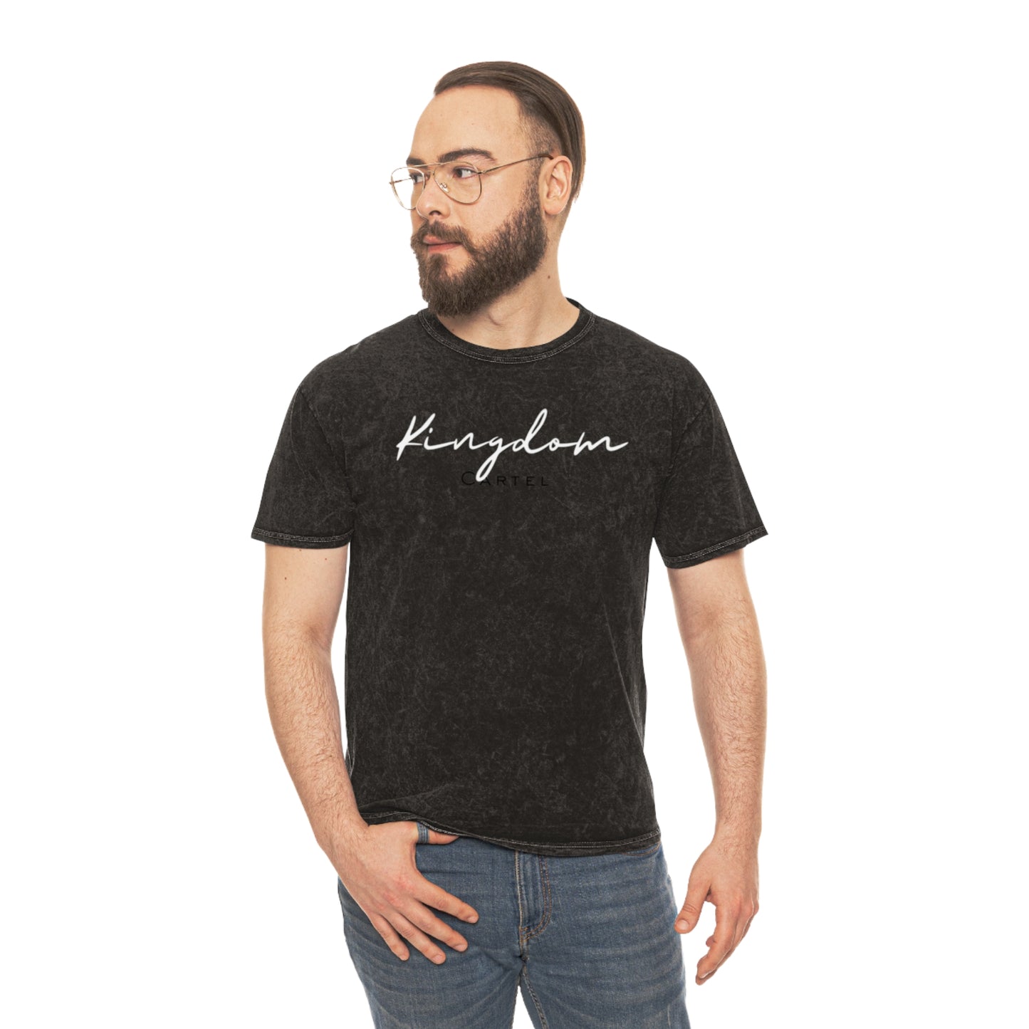 YAHWEH Unisex Mineral Wash T-Shirt - Kingdom Cartel & Yahweh Graphic Tee