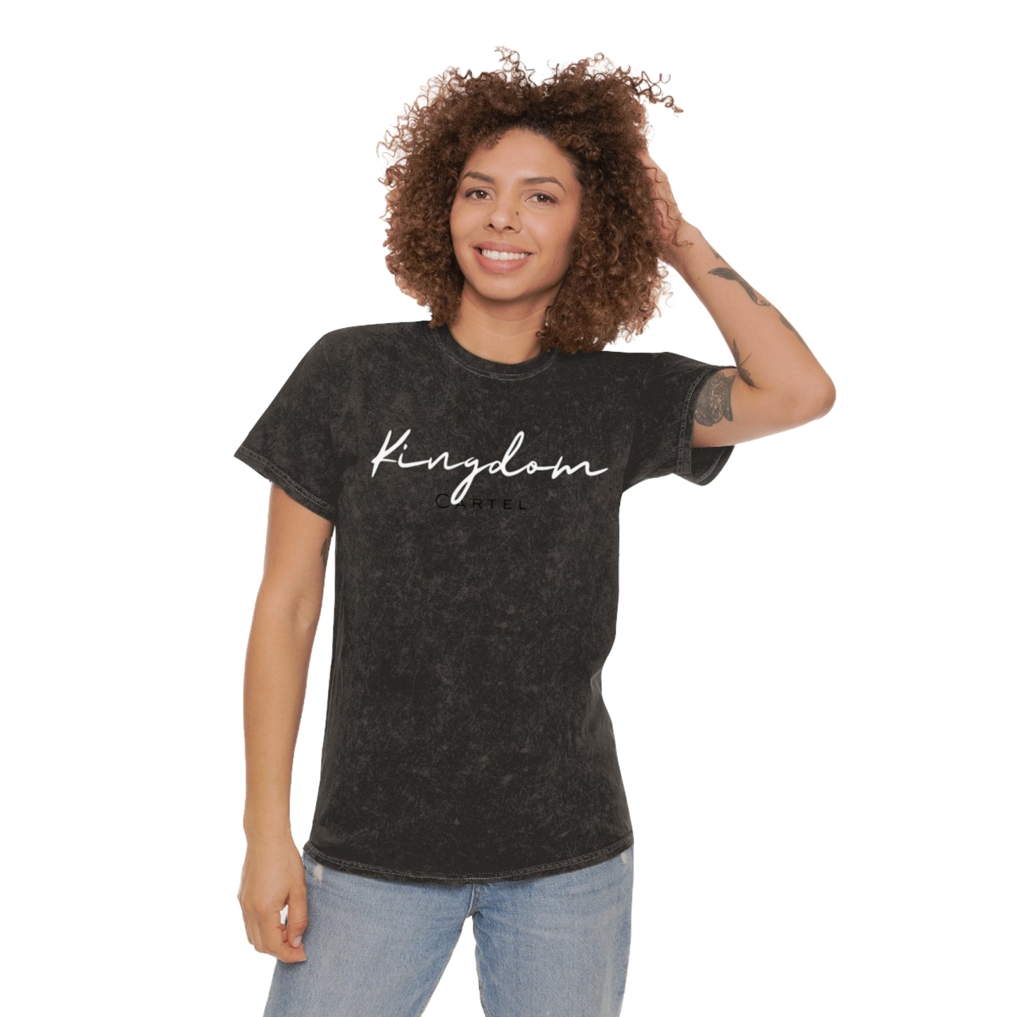 YAHWEH Unisex Mineral Wash T-Shirt - Kingdom Cartel & Yahweh Graphic Tee