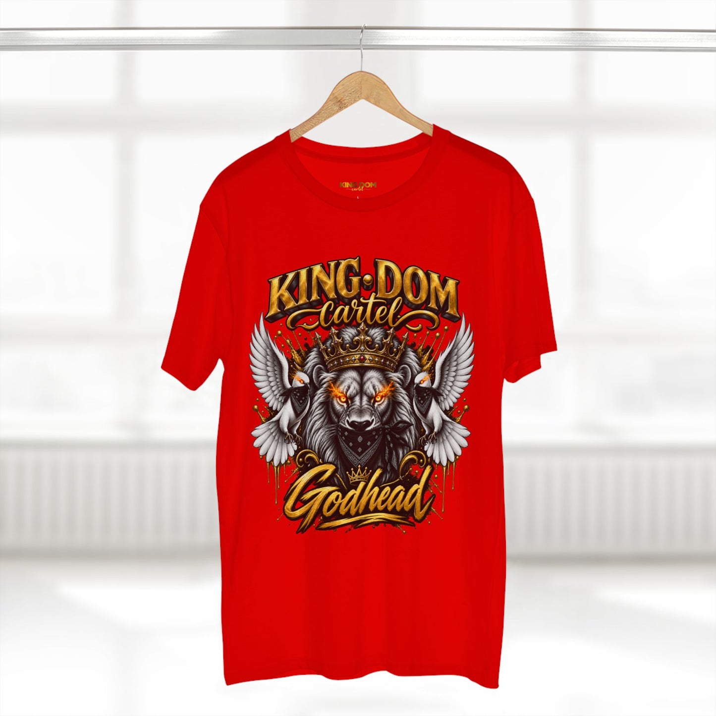 Godhead Trinity Tee — Kingdom Cartel Crowned Lion Graphic T-Shirt