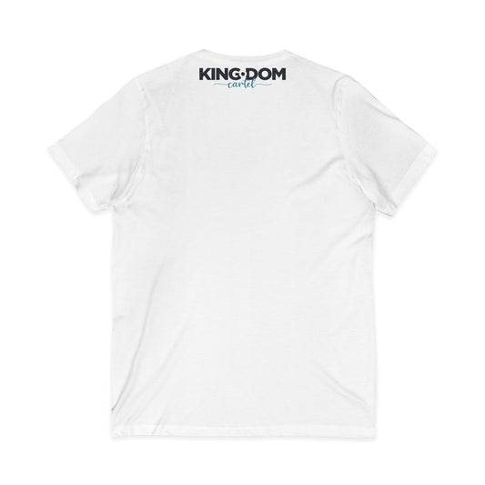 Kingdom Cartel TEAL Unisex V-Neck Tee - Stylish Casual Wear for Everyday Statements