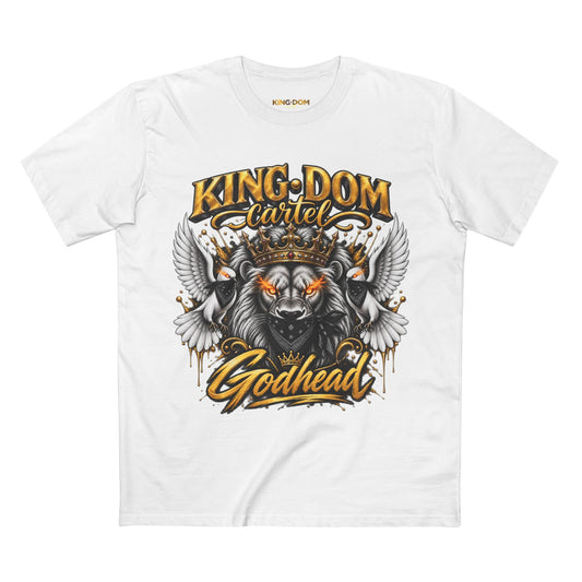 Godhead Trinity Tee — Kingdom Cartel Crowned Lion Graphic T-Shirt