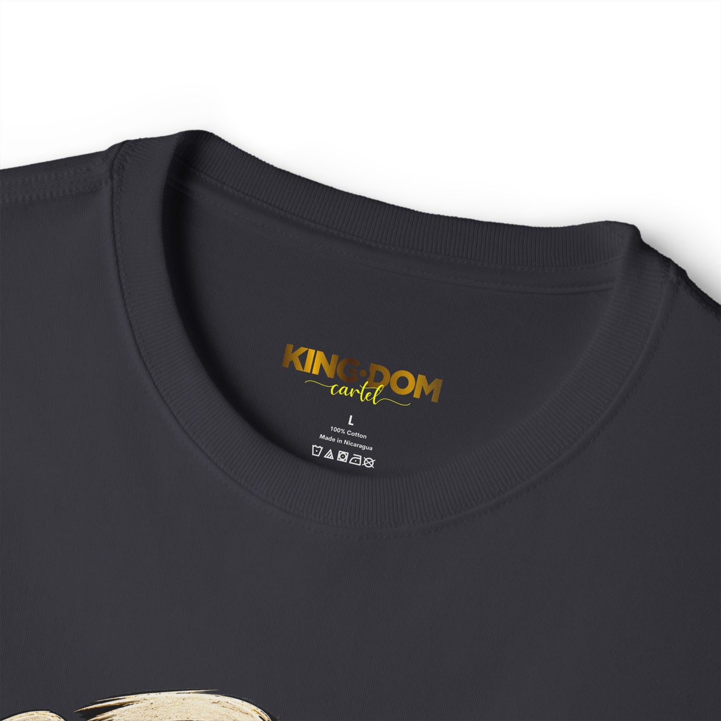 Oversized C.R.O.S.S Tee — Vintage Script Oversized Boxy Shirt