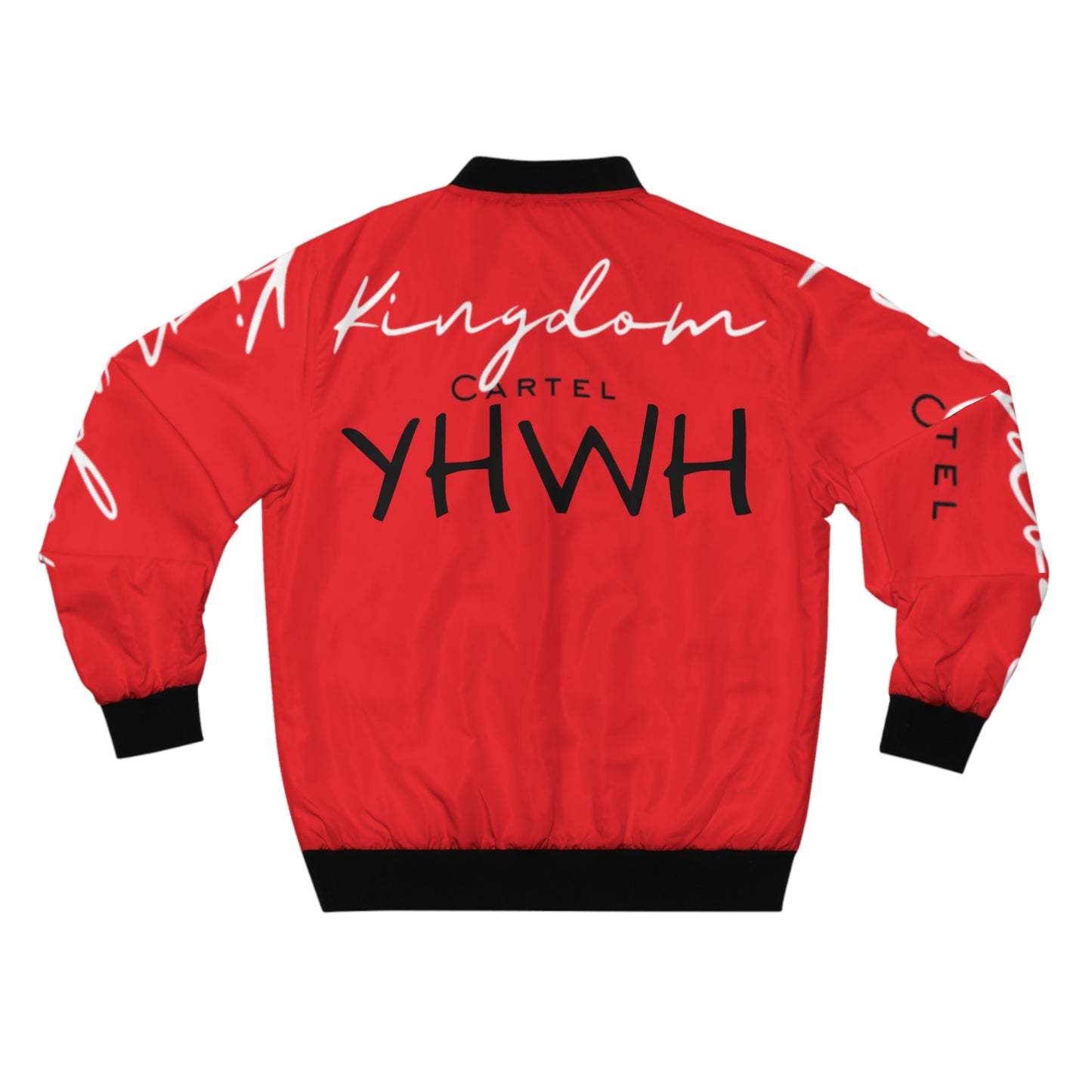 Men's Bomber Jacket - Kingdom Cartel Red Streetwear
