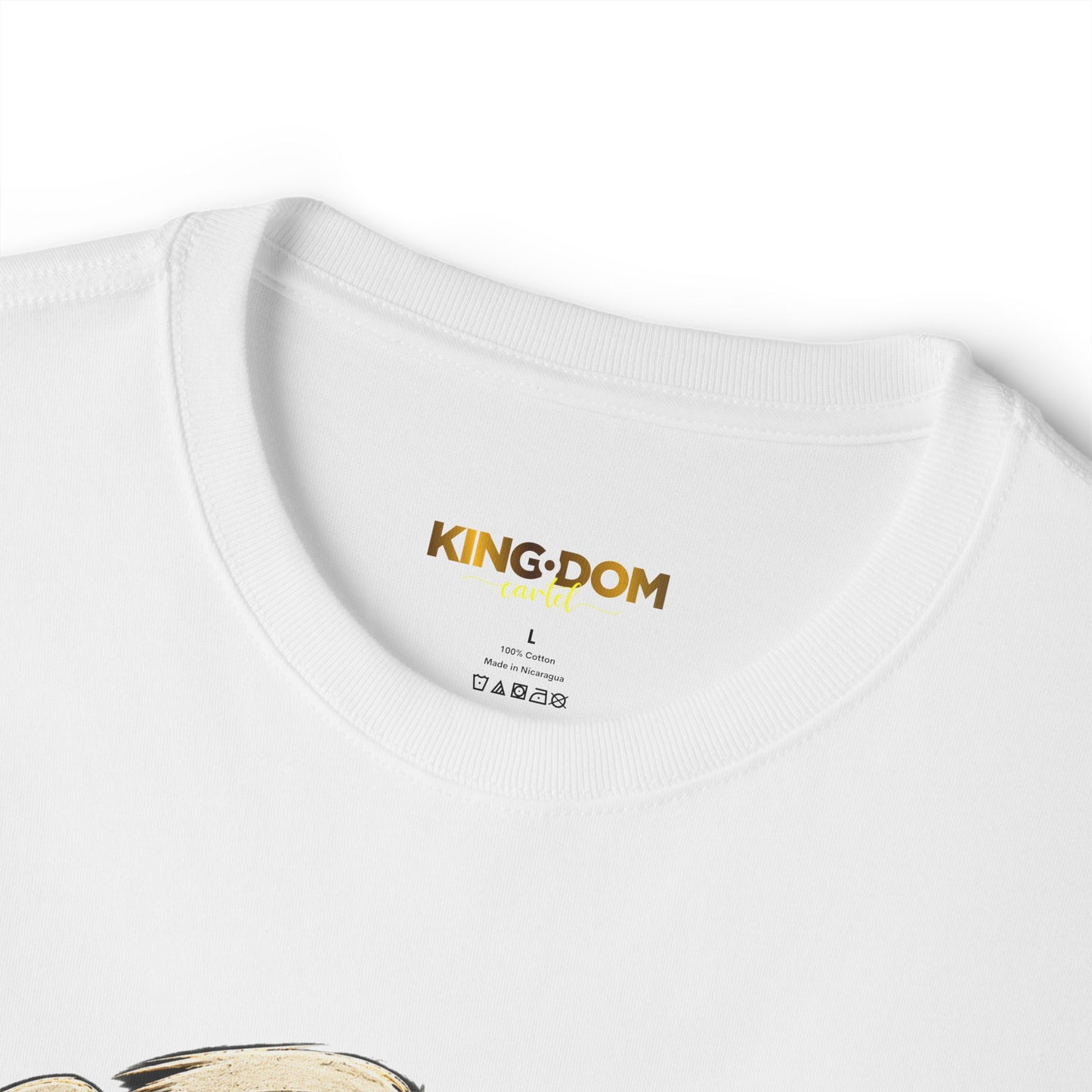 Oversized C.R.O.S.S Tee — Vintage Script Oversized Boxy Shirt