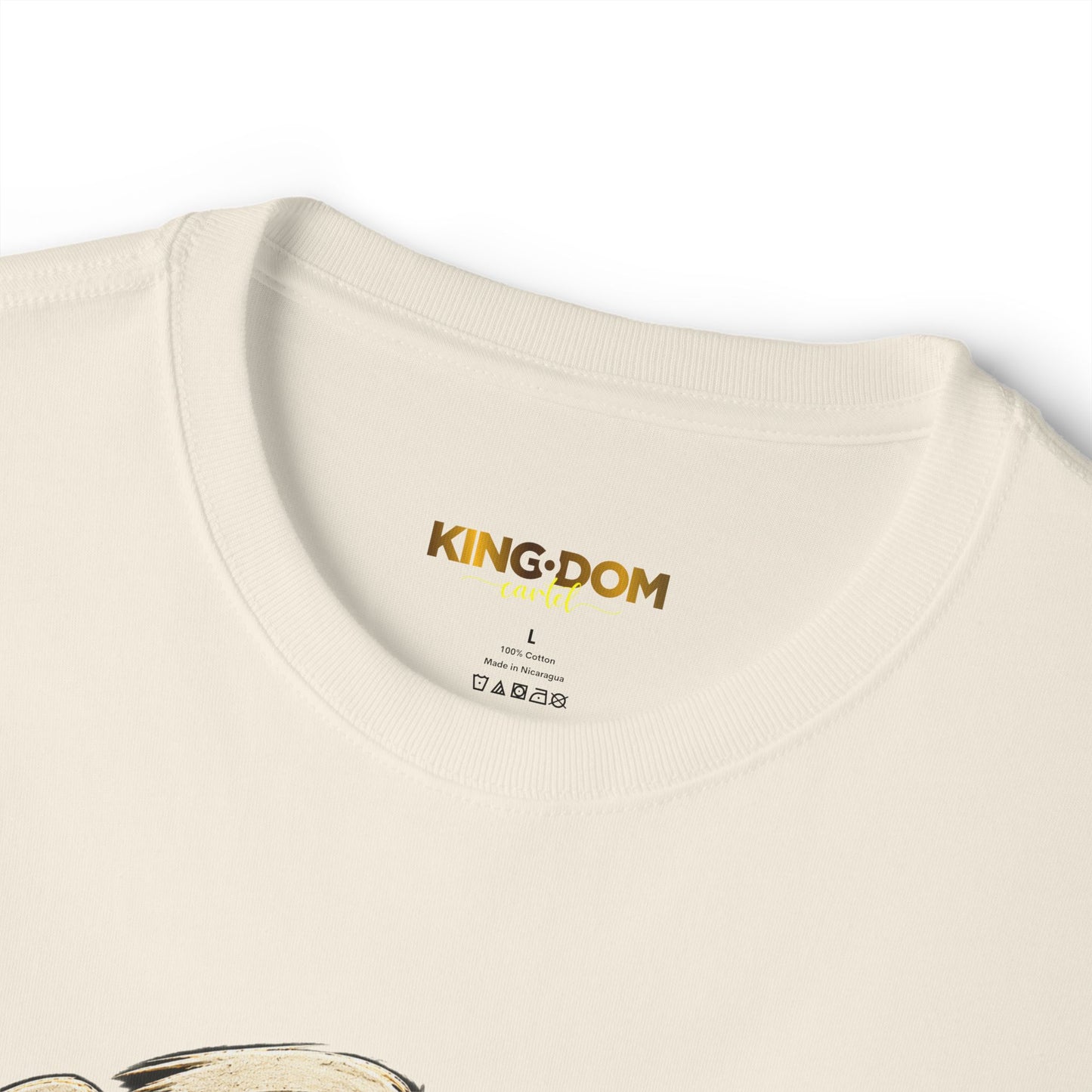 Oversized C.R.O.S.S Tee — Vintage Script Oversized Boxy Shirt